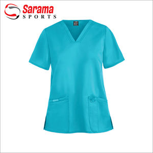 Hot Pink Uniformes De Esteticista Nurse Spandex Stretch Women Jogger Scrubs Sets Scrub Joggers - Product Image 2