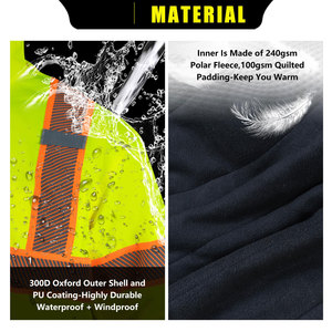 Veste de sécurité au design moderne, meilleur prix, veste de sécurité, couleur personnalisée, vêtements haute visibilité, veste de sécurité - Product Image 5