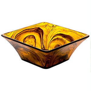 Vajilla Decorativa de Resina Pulida Hecha a Mano con Elegantes Tazones con Pedestal para Fiestas en Casa y Uso en la Cocina - Ecológica - Product Image 2