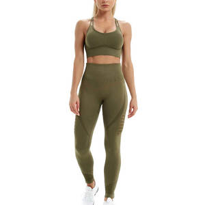 ชุดโยคะสำหรับผู้ใหญ่ ขายส่ง ราคาถูก วัสดุเนื้อผ้านุ่มสบาย ทนทาน แห้งเร็ว ดีไซน์โดดเด่น สำหรับผู้หญิง - Product Image 2