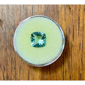 Pierre précieuse en fluorite indienne naturelle certifiée AAA+ (3,68 carats), couleur bleu velours haute clarté # 16, Gem151 - Product Image 1