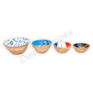 Productos Artesanales, Juegos de Tazones para Servir, Platos Decorativos Ecológicos, Tazones de Madera para Servir Alimentos a Precio Económico - Product Image 6