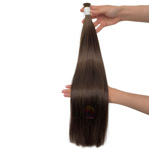 100% One Donor Raw Virgin Cutícula alineada Cabello a granel Super Premium Vietnamita Natural Raw Cabello humano a granel Sin trama - Product Image 2