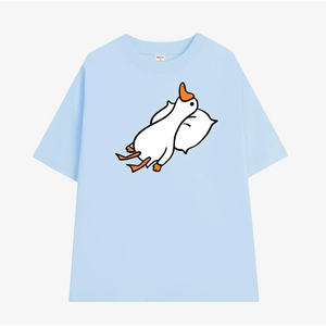 T-shirt unisexe pour hommes et femmes, coupe ample, manches courtes, coton épais et frais 250GSM - Product Image 3