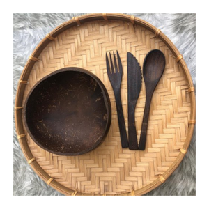 Cuillère en bois durable Ustensile naturel fait main d'origine du Vietnam pour les marques de vaisselle détaillants et approvisionnement en vrac - Product Image 1