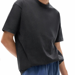 Nouveau T-shirt Oversize Personnalisé Tendance 2026 230 g/m² pour Homme 100 % Coton Imprimé Sérigraphié Respirant Écologique Unisexe Couleur Unie - Product Image 5