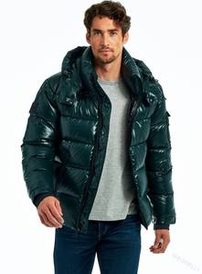 Chaqueta de Plumón de Invierno Personalizada de Alta Calidad para Hombre, Chaqueta Acolchada con Capucha y Cremallera - Product Image 5