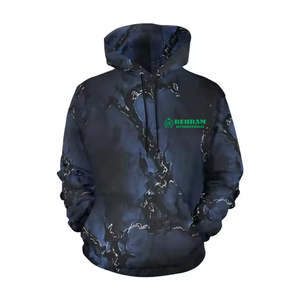 Sweat-shirts et pulls à capuche coupe classique pour hommes, 100% coton molletonné/éponge française, séchage rapide et respirant, vêtements d'hiver - Product Image 3
