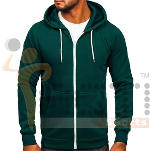 Sudaderas con capucha y cremallera de alta calidad al por mayor más vendidas para hombre - Product Image 3