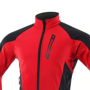 2023 usine personnalisé hommes à manches longues fermeture éclair polaire veste décontracté hiver toile tissu support pour vtt VTT équitation - Product Image 3