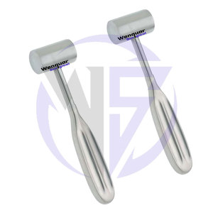 Maillet dentaire en acier inoxydable avec tête en nylon, manche court de 14 cm, instruments chirurgicaux, entreprises Wenquar Surgical - Product Image 4