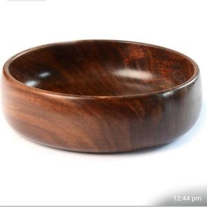 2024 Best Selling Polished <b>Wooden</b> <b>Bowl</b> Set <b>Large</b> PC Tableware for Home & Kitchen Floral Pattern for Party & Food Serving - Product Image 1