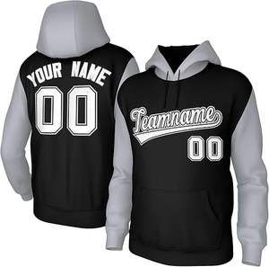 Sudaderas con capucha de béisbol sublimadas personalizadas Sudaderas con capucha de deportes de equipo de impresión digital al por mayor para hombres y mujeres - Product Image 3