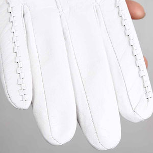 Guantes de Motociclismo Unisex Personalizados 2024 para Todas las Estaciones, Piel de Oveja Suave, Cuero PU, Compatibles con Pantalla Táctil, Cierre de Velcro Completo - Product Image 4