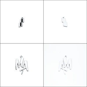 Porte-clés en acier personnalisé - Étiquette 3A, porte-clés en métal, prix bas, haute qualité - Product Image 3