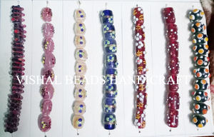 Perles de verre au chalumeau en cristal de haute qualité diverses couleurs prêt navire meilleure qualité perles de rocaille en vrac fabrication de bijoux perles de vishal - Product Image 3