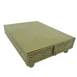 Home Decorative 5 Arms Metal <b>Candle</b> Holder Nickel Silver Color <b>Candle</b> Stand for Tabletop Decor Handmade <b>Bulk</b> - Product Image 3