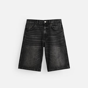 Shorts en jean pour homme, coupe décontractée, doux, ample, décontracté, activités de plein air estivales, vêtements de plage, style urbain, motif uni, imperméable - Product Image 1