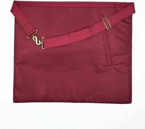 Ensemble unique de tablier, écharpe et gants de maçonnerie de l'arche royale, ceinture réglable avec un fermoir en forme de serpent plaqué or - Product Image 5