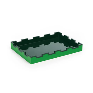 Nouveau design laque rectangle plateau de service deux tons ustensiles de cuisine ensembles vaisselle en gros pour les restaurants du Vietnam - Product Image 3