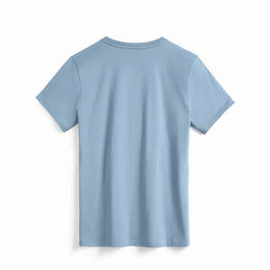 T-shirt pour homme en coton personnalisé 180G à manches courtes ample de haute qualité T-shirts lourds pour hommes et femmes Bleu - Product Image 2