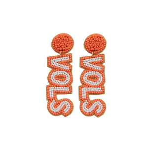 Dernière collection de boucles d'oreilles en perles pour les équipes des jours de match 2026 pour les fans de soutien au stade - Style sportif vintage - Product Image 4