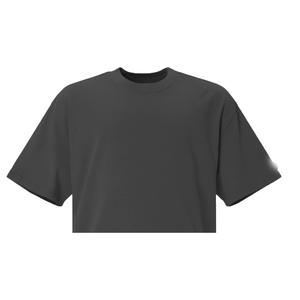 เสื้อยืดแขนสั้นคอกลมไซส์ใหญ่สำหรับผู้หญิง ผ้าฝ้ายออร์แกนิค 100% ระบายอากาศได้ดี เป็นมิตรกับสิ่งแวดล้อม สีเทา สไตล์ลำลอง - Product Image 2