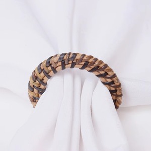 Porte-serviette en bois élégant pour décor de table rustique, fêtes de mariage, hôtel, salle à manger, finition naturelle - Product Image 6