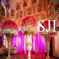 Fontaines en fibre de bois de qualité supérieure Shobha Jain Impex, Delhi, Inde, pour décorations d'entrée de mariage grandiose