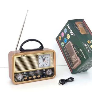 Portatile Desktop FM/AM/SW 3-Band Radio USB TF altoparlante Bluetooth con orologio per cellulare universale e dispositivo Bluetooth - Product Image 1