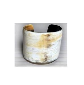 Bijoux en corne personnalisés de style Bracelet manchette au design mignon pour cadeau de fiançailles Bracelet en corne Prix de gros Bracelet en corne de vache véritable - Product Image 5