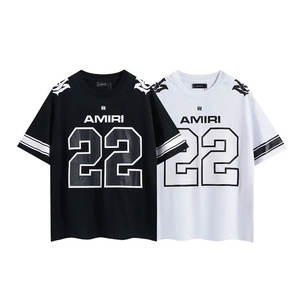 เสื้อยืดผ้าฝ้าย100% แขนสั้นสำหรับผู้ชายพิมพ์ลายสำหรับฤดูใบไม้ร่วง - Product Image 2