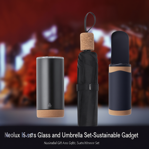 Set Regalo Aziendale Neolux: Set Vetro e Ombrello - Gadget Sostenibile - Product Image 3