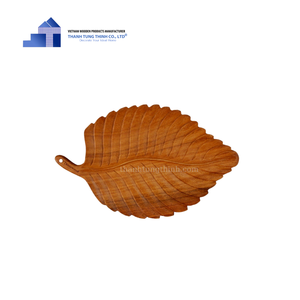 Venta caliente Bandeja duradera Bandeja de madera para servir Utensilios de cocina al por mayor Bandeja de madera para comida Decoración del hogar de un fabricante vietnamita - Product Image 5