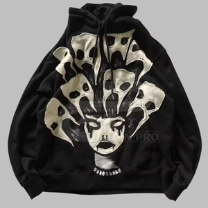 Sweat à capuche personnalisé pour hommes avec style vintage délavé pour Streetwear Fashion Sweat à capuche surdimensionné pour hommes - Product Image 5