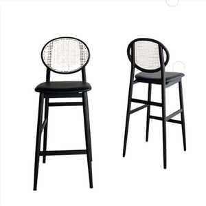 เก้าอี้บาร์หวายเก้าอี้รับประทานอาหารเฟอร์นิเจอร์เชิงพาณิชย์ - Product Image 3