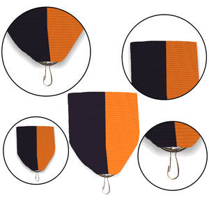 ริบบิ้นผ้ากรอสเกรนหน้าสองชั้นพร้อมผ้าม่านงานหัตถกรรมโลหะตามสั่ง - Product Image 2