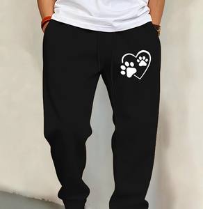 Pantalon de jogging décontracté en toile pour homme, taille mi-haute, respirant, écologique, coupe ample, lavé, jusqu'à la taille 6XL - Product Image 6