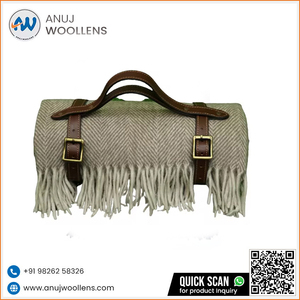 Manta de espiga Lisa cómoda de lujo más vendida del fabricante indio - Product Image 2