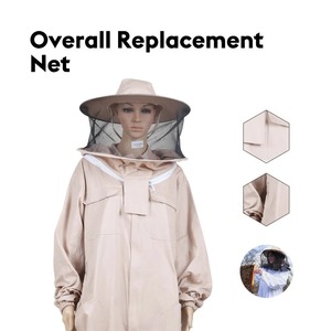 Chaqueta ventilada de 3 capas, traje de abeja con capucha transpirable para adultos, sombrero de apicultor, guantes de protección para apicultura, traje con velo - Product Image 6