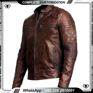 OEM Custom <b>Leather</b> Motorbike <b>Jackets</b> for <b>Men</b> Winter Fashion Stylish <b>Men</b> <b>Leather</b> <b>Jacket</b> Breathable <b>Leather</b> <b>Jacket</b> - Product Image 3