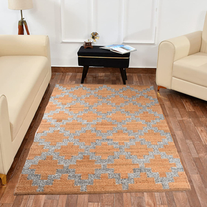 ชุดพรมผ้าป่านสำหรับสวดมนต์มือสีเงินถักลายสำหรับประตูห้องน้ำแขกที่อาศัยอยู่ - Product Image 1