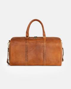 Sac de voyage en cuir véritable pour homme, sac de week-end, sac de voyage, sac de sport, résistant à l'eau, grand, vintage, marron - Product Image 1