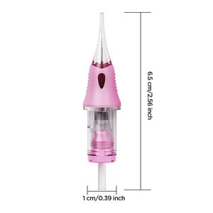 Nuojo Vente Chaude Cartouches de Tatouage Jetables en Acier Inoxydable 316 Certifiées CE Aiguilles Microblading Nano Rondes pour Maquillage Permanent - Product Image 4