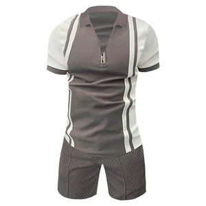 Conjunto de 2 piezas transpirable para hombre, ropa formal con estilo a la moda, barato - Product Image 3