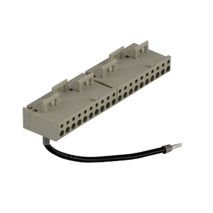 Per SCHNEIDER ELECTRIC ABE7BV20 Morsettiera a scatto con 20 terminali a vite, accessorio per base di connessione - Product Image 1
