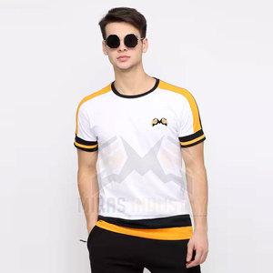 เสื้อยืดผู้ชายมาใหม่ สีพื้น ลายพิมพ์โดดเด่น ระบายอากาศได้ดี น้ำหนักเบา แห้งเร็ว ผ้าฝ้ายใยไผ่ - Product Image 1