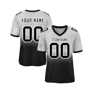 Ropa de Fútbol Americano de Diseño OEM, Talla Grande, Transpirable, Bordado Occidental, Malla Deportiva para Exteriores - Product Image 3