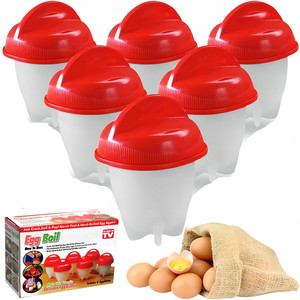 Moldes de Silicona Ecológicos para Huevos, Juego de Herramientas Multifuncionales para Huevos, Incluye Cocedor de Huevos, Rompehuevos, Anillo para Huevos, Taza para Huevos y Batidor - Product Image 2