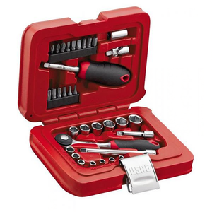 Ensemble d'outils Usag de 34 pièces, boîte modulaire avec douilles hexagonales et embouts, embouts et douilles assortis - Product Image 3